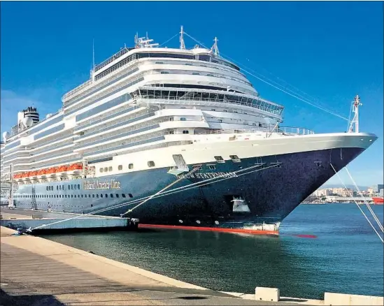  ?? Photograph­s by Karl Zimmermann ?? HOLLAND AMERICA’S sleek, new ship, the Nieuw Statendam, caters to “modern explorers.” The ship’s maiden voyage in December took it from Italy to Florida.