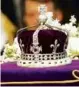  ?? AP/FILE 2002 ?? The Koh-i-noor diamond set in the Maltese Cross on the crown.