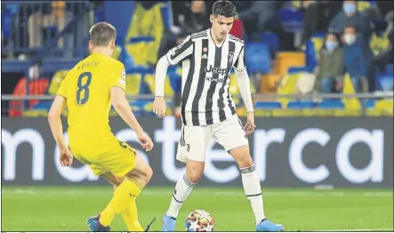  ?? Foto: Domenech castelló / efe ?? lvaro Morata, en su etapa con la Juventus de turín