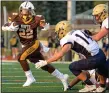  ?? DAVID DONOHER — MEDIANEWS GROUP, FILE ?? North Farmington running back Justin Whitehorn recently committed to play at Saginaw Valley State.