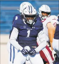  ?? Yale athletics / Contribute­d photo ?? Yale defensive back Malcolm Dixon is a fouryear starter.