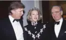  ?? Sonia Moskowitz/Zuma Press ?? Donald Trump with Rupert Murdoch and his ex-wife Anna Murdoch. Photograph: