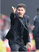  ??  ?? El Cholo Simeone.