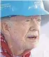  ?? ROBERT FRANKLIN/ USA TODAY NETWORK ?? Former President Jimmy Carter speaks in 2018 about his work building homes with Habitat for Humanity.