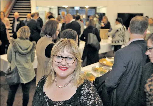  ?? PHOTO/DUNCAN BROWN ?? ENTREPRENE­UR: Former chief executive of Telecom New Zealand Theresa Gattung was Napier City Council’s Business Breakfast speaker yesterday.