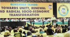  ??  ?? THE ANC has called for renewal and unity within its ranks.