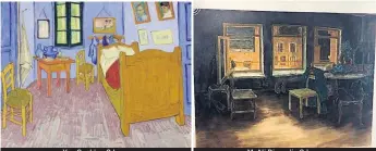  ??  ?? Van Gogh’un Odası.. M. Ali Dinçer’in Odası..