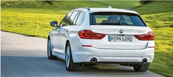  ?? Foto: BMW ?? Lifestyle Laster: der BMW 5er Touring vereint Optik und Nutzwert.