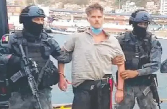  ?? Picture: SUPPLIED ?? Luke Denman was captured by Venezuelan authoritie­s for allegedly being part of a US plot to remove President Nicolas Maduro from power.