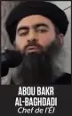  ??  ?? Chef de L’ÉI ABOU BAKR AL-BAGHDADI