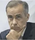  ??  ?? 0 Mark Carney has issued a fresh warning on the North Sea