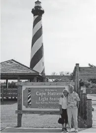  ?? [PHOTO PROVIDED] ?? Cape Hatteras Light in North Carolina is both a tourist attraction and a functionin­g lighthouse.