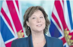  ?? JONATHAN HAYWARD / THE CANADIAN PRESS ?? British Columbia Premier Christy Clark narrowly won a minority government in Tuesday’s provincial election.