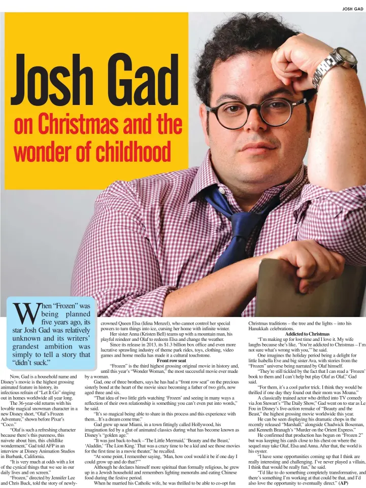  ??  ?? JOSH GAD