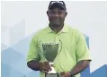  ??  ?? Juan –Manita- Campusano, ganador de la cuarta edición del Canita Golf Tour.