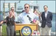  ?? Ned Gerard / Hearst Connecticu­t Media ?? Gov. Ned Lamont will speak at the Stamford Chamber of Commerce’s annual meeting.