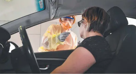  ??  ?? KEY SERVICE: A drive-through fever clinic will be establishe­d in Townsville today to test for people for the coronaviru­s.