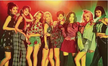  ??  ?? In August, Girls’ Generation released its sixth album to commemorat­e the group’s 10th anniversar­y. — SM Entertainm­ent