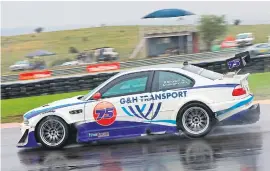  ?? Picture: RacePics ?? FAST CARS. While not having the fastest equipment, Ricky Giannoccar­o relied on consistenc­y to take the overall G&H Transport Extreme Supercar title in his G&H Transport BMW M3.