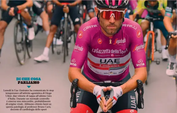  ?? BETTINI ?? In carriera 38 vittorie Diego Ulissi, 31 anni, ha vinto otto tappe al Giro d’Italia