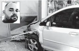  ?? Reprodução/TV Globo ?? O Honda Fit do analista de sistemas Taleson Henrique de Souza Santos (no dest.), 26 anos, morto em assalto em Santo Amaro (zona sul); câmera flagrou o assalto