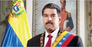  ?? AP ?? El presidente Nicolás Maduro dijo que la orden salió de Estados Unidos.