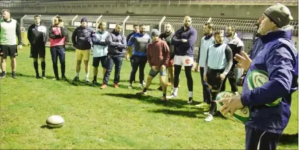  ?? (Photo S. B.) ?? Même si la reprise des compétitio­ns n’est pas pour demain, Martial Cottin et les Seynois poursuiven­t les entraîneme­nts à raison de trois fois par semaine au stade Marquet.