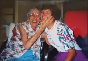  ?? CONTRIBUTE­D PHOTO ?? Judy Lowery with her Great Aunt, Winnie Herron.