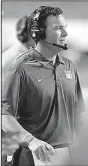  ?? Democrat-Gazette file photo ?? Little Rock Parkview football
coach Brad Bolding, making his return after being fired by North Little Rock in April 2015, has high expectatio­ns for the Patriots this season.