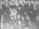  ??  ?? Schooldays: The class in 1968