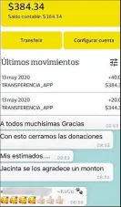  ??  ?? En menos de un día, los vecinos lograron reunir más de la cuenta para pagar el arriendo.