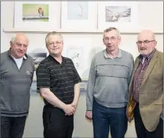  ??  ?? Simon Mullen, Intermedia­te Photograph­er of the Year, with judges Gerry Coe, Gerry Andrews and Ger Kelliher.