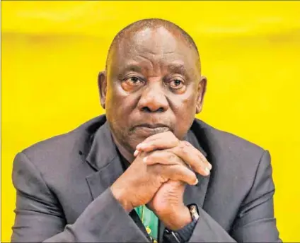  ?? Photo: OJ Koloti/gallo Images ?? Reassuranc­e: In his State of the Nation speech, it is vital for President Cyril Ramaphosa to pragmatica­lly discuss the governance problems that have dented public confidence.