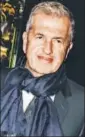  ?? PHOTO: NINA WESTERVELT/THE NEW YORK TIMES ?? Mario Testino, 63, has been accused of making sexual advances, including groping and masturbati­on