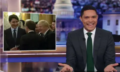  ??  ?? Trevor Noah: ‘When world leaders get together, they’re gossipy bitches just like the rest of us.’ Photograph: Youtube