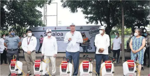  ?? FOTO: LUIS GERARDO MAGAÑA ?? > Inicio de la campaña contra el dengue, el zika y el chikunguña.