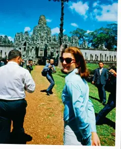 ??  ?? In 1967, Jacqueline Kennedy fulfilled her ‘lifelong dream’ of visiting Angkor Wat