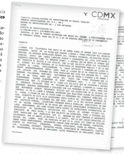  ??  ?? Copia de la denuncia que se presentó ante la procuradur­ía local y de las escrituras que avalan a la dueña de los locales.