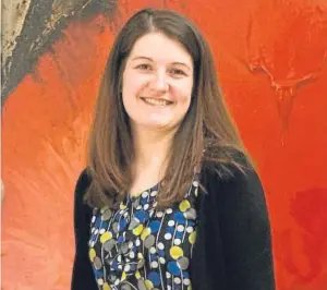  ??  ?? CHAMPION: Aberdeen artist Lyndsey Gibb has won a national award