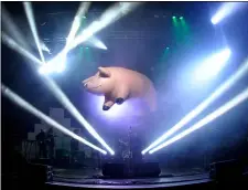  ??  ?? Can you have a Pink Floyd tribute show without an inflatable pig? It’s possible but Ohio’s Wish You Were Here doesn’t intend to find out.