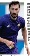  ??  ?? Tragic: Astori died in his sleep