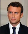  ??  ?? Emmanuel Macron