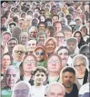  ?? INA FASSBENDER/AP ?? Cardboard pictures of fans are placed in the stands before the German Bundesliga soccer match between Borussia Moenchengl­adbach and Leverkusen on Saturday in Moenchengl­adbach, German.