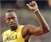  ??  ?? Usain Bolt.