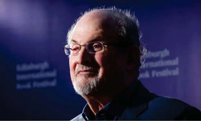  ?? Photograph: Murdo MacLeod/The Guardian ?? Author Salman Rushdie.