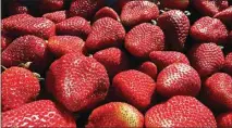  ?? CALIFORNIA­N FILE PHOTO ?? Strawberri­es are the highlight of new menu items for the Spring Eats Curbside Drive-Thru being held by Kern County Teen Challenge on weekends through May.