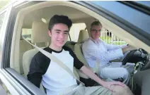  ?? Jeffrey E Biteng / The National ?? Charlie Cracknell, who has made a video about wearing a seat belt, wants parents to set the right example.