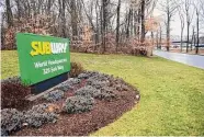  ?? Arnold Gold/Hearst Connecticu­t Media ?? Subway is headquarte­red at 325 Sub Way in Milford. The company has announced that it is considerin­g a potential sale.