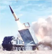  ?? ?? Durante meses, Estados Unidos se resistió a enviar a Ucrania los misiles de largo alcance por preocupaci­ones de que Kiev pudiera usarlos para atacar territorio­s muy en el interior de Rusia
