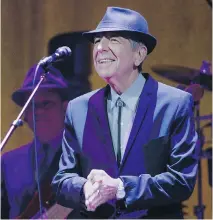  ?? JOHN KENNEY FILES ?? God Is Alive, Magic Is Afoot is designed to pay homage to the many facets of Leonard Cohen, who died last month at 82.